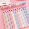Morandi Pastel Highlighter Set - Large Capacity, Eye-Friendly Fluorescent Markers for Students