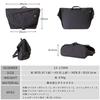 ZERO CRASH A4 Messenger Large Crossbody Shoulder Bag Men's Bag, Capacity, Water-Repellent, Lightweight, [12-1709K] (Gray)
