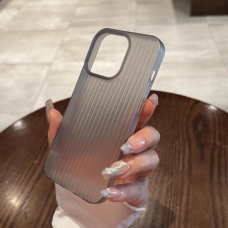 

Гофрированный чехол, подходящий для Apple 15, чехол для мобильного телефона Iphone16, прозрачный 14promax, матовый 13, защитный чехол iPhone 11 Pro Max