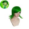 Superior Quality Inside Out Disgust Character Cosplay Wig Long Curly Synthetic Hair