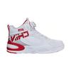 Anta Kids Versatile Fashion Casual High-Top Sneakers Kids Sneakers White Red 312348003-1