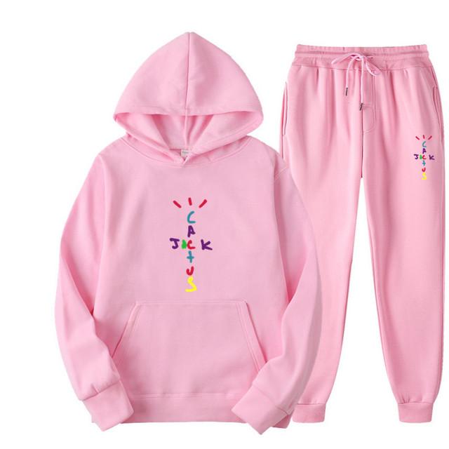 Rapper Travis Scott Cactus Jack Print Herren Hoodies Sets Fleece Casual  Hoodies + Hosenanzge Herren Hoodie Mnnlich Set Anzug Trainingsanzug  gnstig kaufen  Preis, kostenloser Versand, echte Bewertungen mit Fotos   Joom