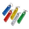 Compact Folding Ruler Keychain 0.5m Portable Measuring Tool Plastic Keychain For Drawing NEW 1-5PCS Solid Color 50cm Ruler Tools