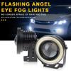 Car COB Auto DRL Led 12V HeadLamps Angel Eyes Fog Lamp Waterproof Headlights Daytime Running DayLight Turn Signal Trunk Led
