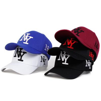 Men's Letter Baseball Cap Couple Adjustable Cotton Dad Hat Outdoor Sun Protection Summer Hats Hip Hop Caps