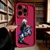 Rider on Blue Dirt Bike Shockproof Soft Phone Case For Xiaomi Redmi Note 15 14 13 12 11 10 9 8 Pro Anti-Slip Anti-Fall Cover