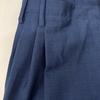 Balenciaga 15Stainless Steel 372044 Blue Wool Tucked Shorts Bottoms 46 NavyUsed