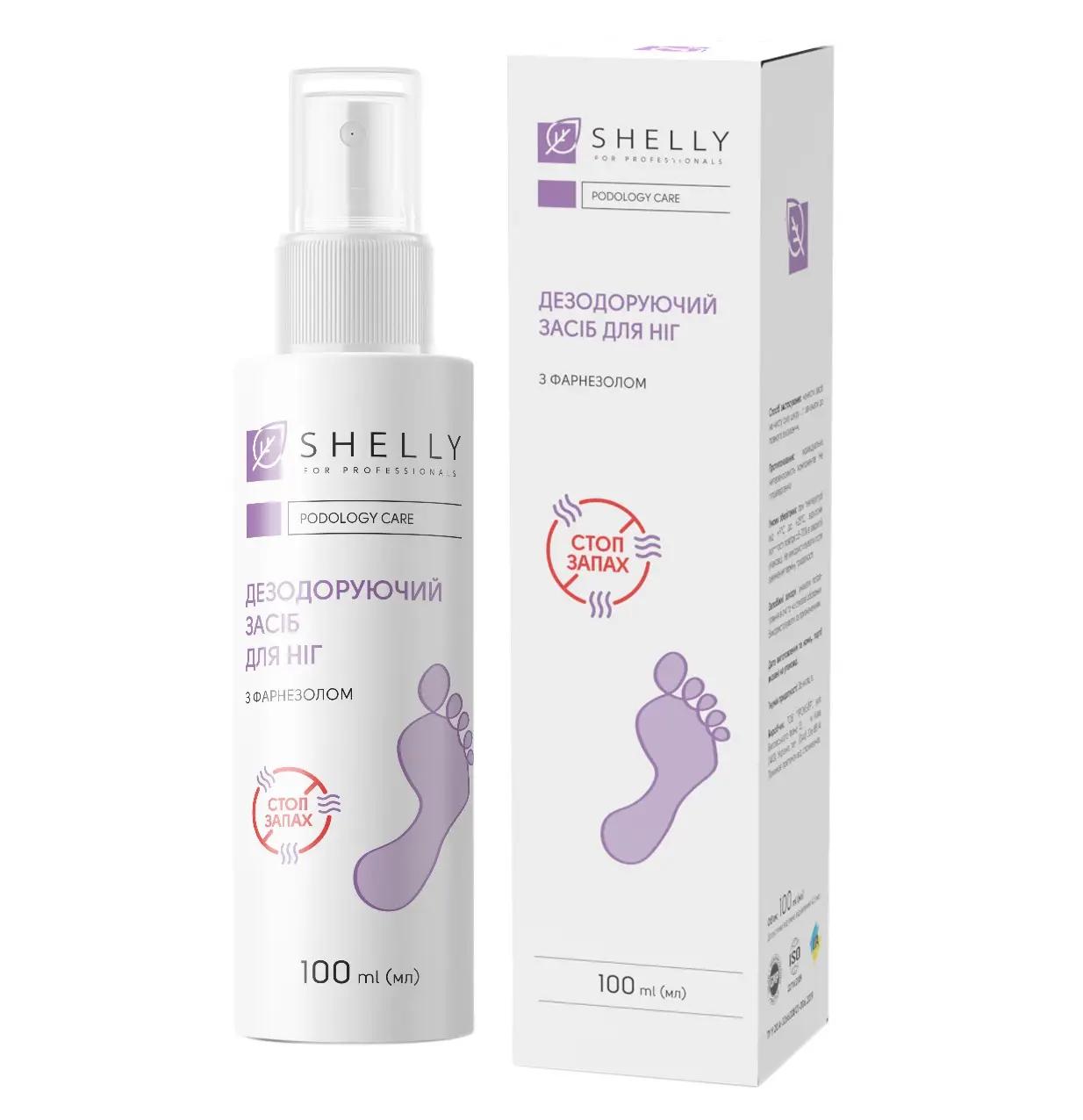 

Дезодоруючий засіб для ніг пролонгованої дії з фарнезолом Shelly 100 мл