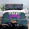 Fashion Hip-hop Singer J-Juice WRLD Bedding Set Single Twin Full King Size Musical Genius Bed Linen Adults Teens Bedroom Gift