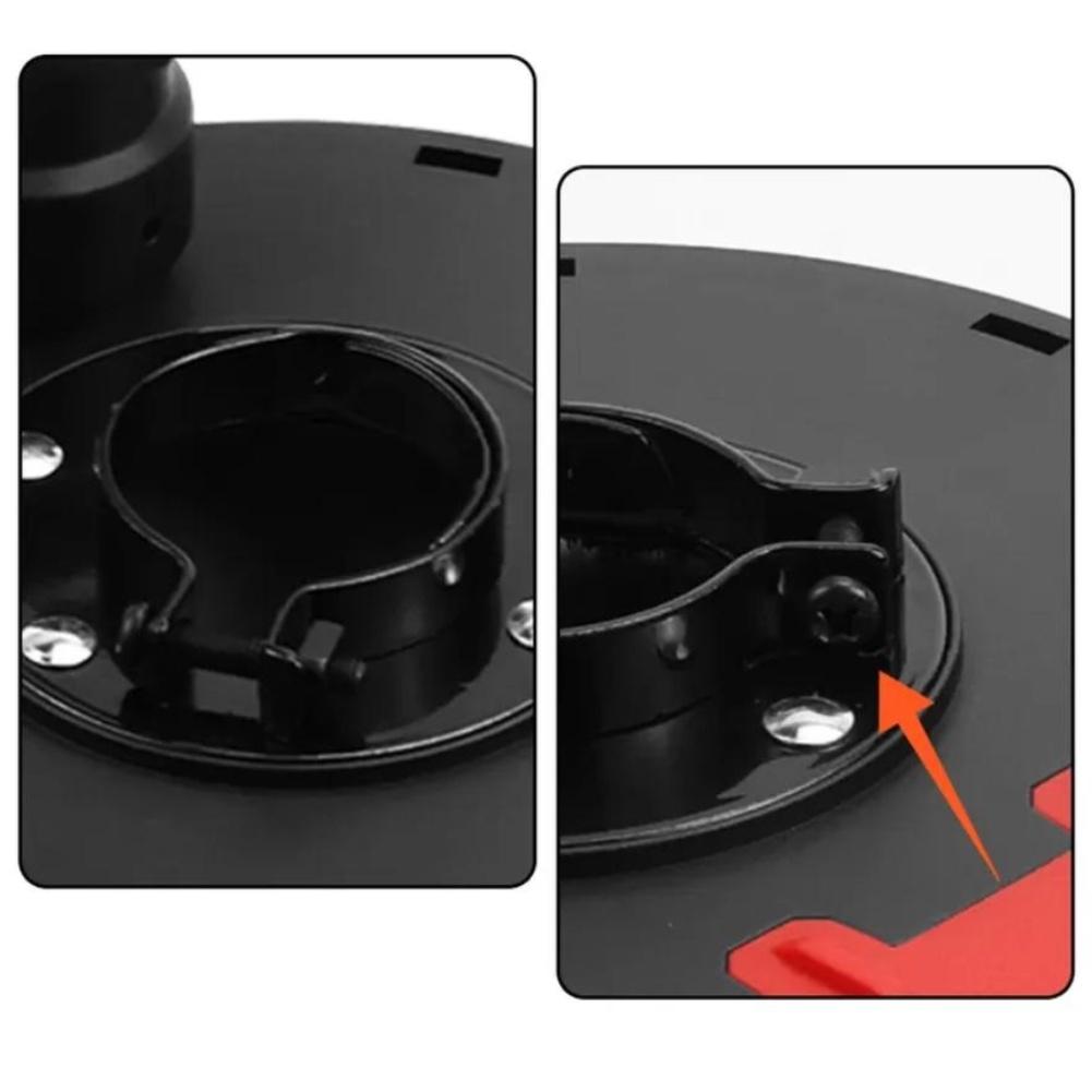 Angle Grinder Dust Shroud Compatible with For Type 125 150 Grinders with Buckle Design and Dust Prevention Brush Ring