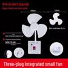 Three-Plug Energy-Saving Silent Fan for Kitchen & Bathroom