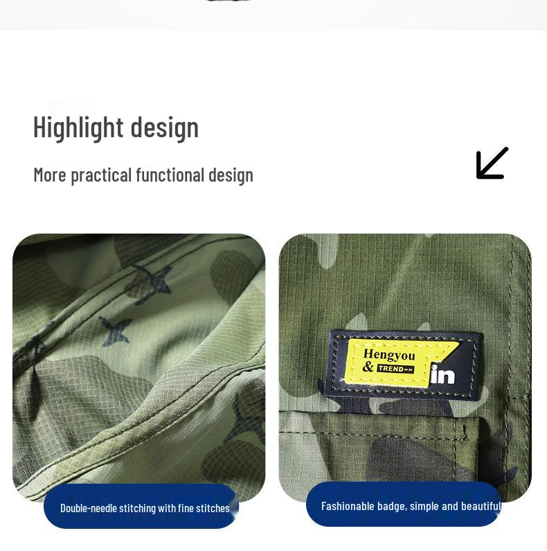 Pánská rychleschnoucí letní pracovní sada: Prodyšný oblek chránící před sluncem pro venkovní stavební a dílenské práce