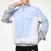 Nike Throwback Woven Basketball Jacket With Stand Collar Men Jackets Hydrogen-Blue CV1932-407
