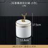 Ceramic Jar Storage Tank with Deer Cover Candy Jar Cotton Swab Box Food Container Snack Box Home Desktop Organizer Tissue Box
