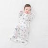 Baby Elephant Sleeveless Cotton Sleep Sack With Breathable Mesh For Newborns