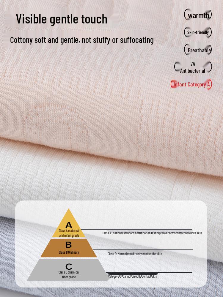 Newborn Double-Layer Quilted Cotton Vest for Boys & Girls - Spring/Autumn