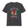 I See Your True Colors Puzzle World Autism Awareness Month T Shirt Women Tops vintage Washed Unisex Stretched streetwear Casual
