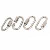 304 Edelstahl-Anschluss 4-teilig Link Lock Silber