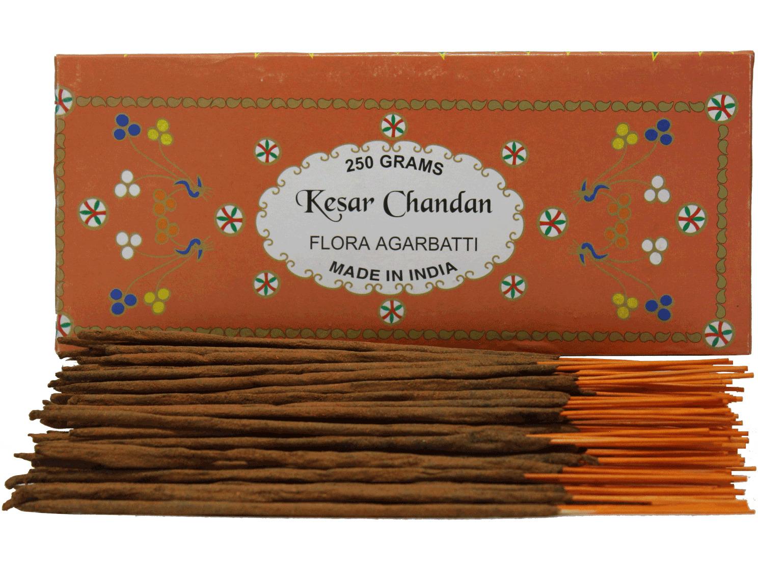 

Ароматические палочки Dimraj Kesar Chandan Saffron Sandal Agarbatti, 250 грамм, благовония Flora 250 Grams