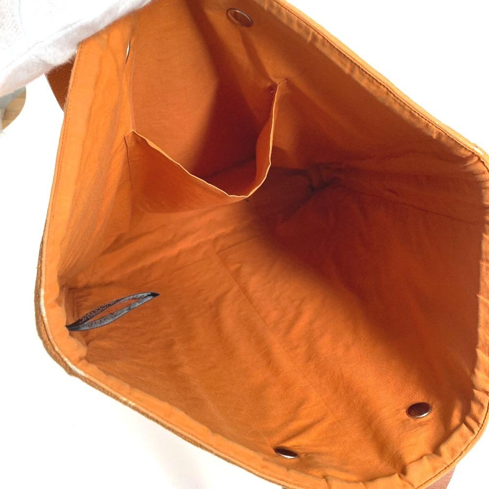 Hermes AMEDAB Diago GM Vertical Tote Bag Shoulder Bag Cotton Orange