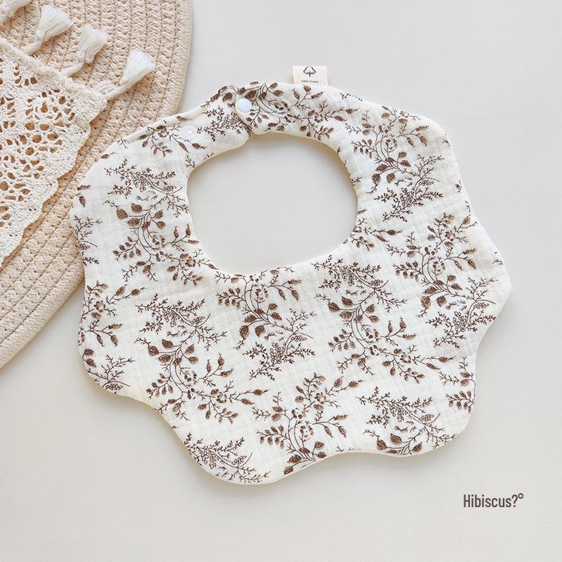 Sześcio-warstwowy bawełniany muślinowy śliniaczek i ochraniacz na brzuszek dla dziecka