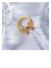 Elegant Light Luxury Zircon Butterfly Ring
