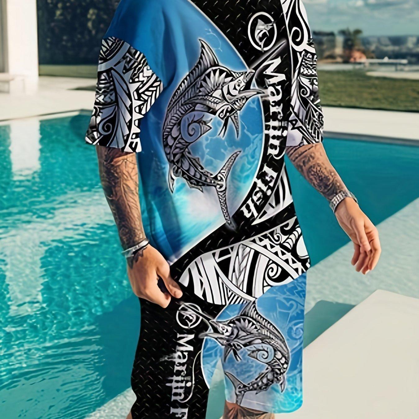 

Универсальный и стильный мужской комплект из двух предметов: Удобная эластичная футболка и регулируемые шорты для спортивного и повседневного прочного всесезонного образа. 6XL