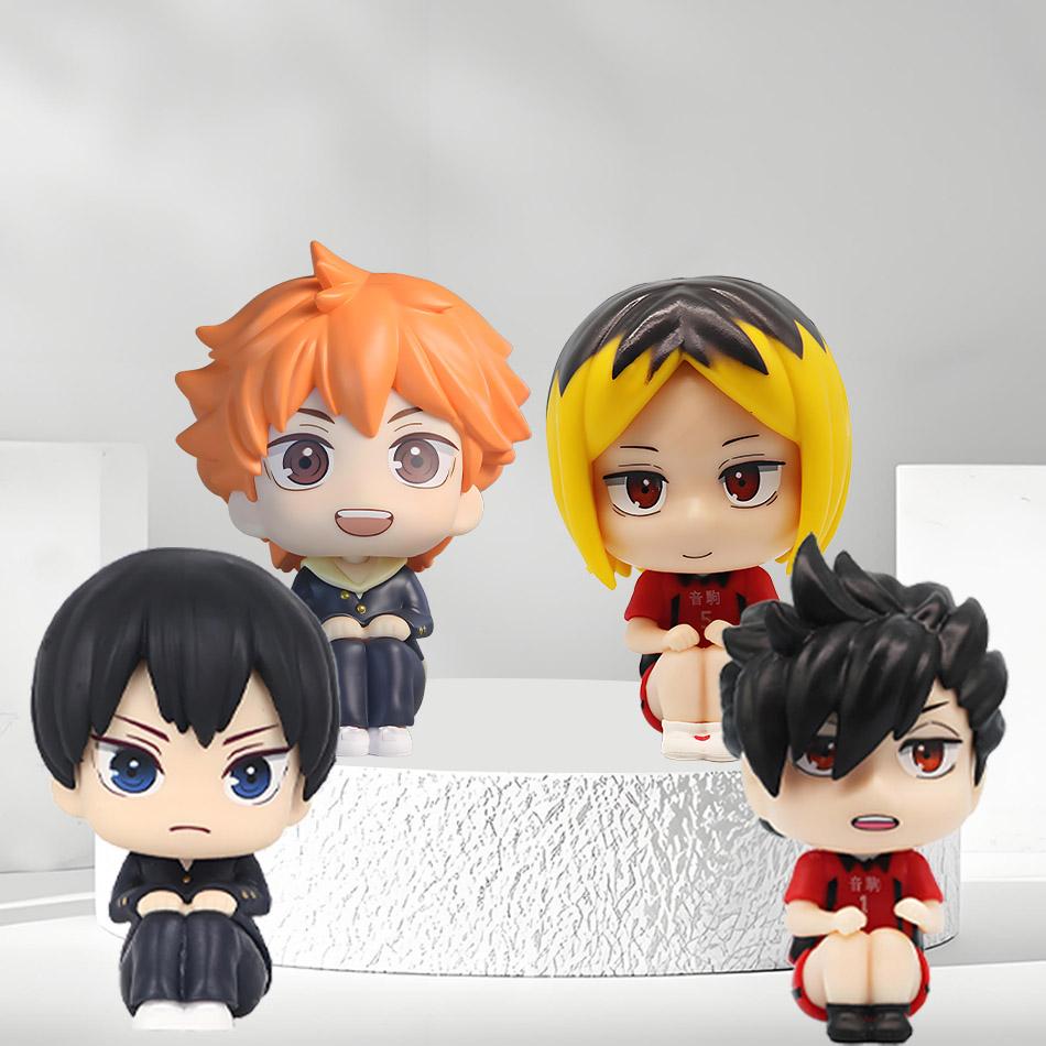 Anime Figures Jujutsu Kaisen Haikyuu!! Shoyo Hinata Action Figures PVC Tobio Kageyama Toys for Children Collector Haikyu Model B