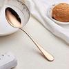Mirror Finish Rose Gold Plated Stainless Steel Flatware Set Copper Silverware Set Rose Gold Spoon Color Cutlery Set