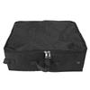 Portable Cat Travel Litter Box with Lid Leakproof Waterproof Collapsible Cat Litter Box with Sealed Dual Zippers