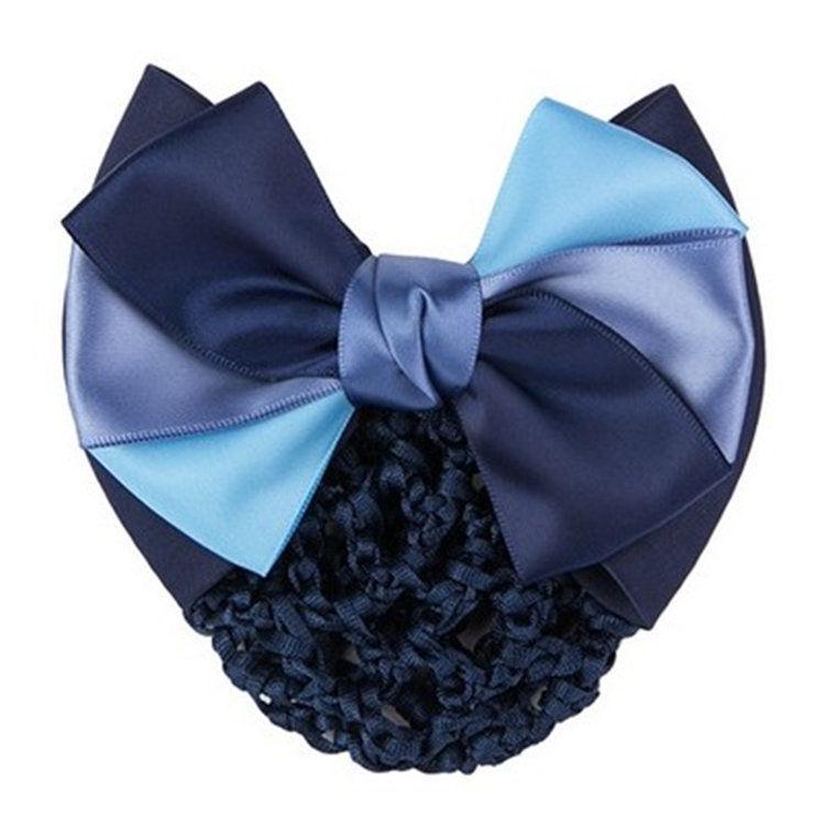 Korean Style Professional Hair Snood: Bow Hair Clip for Waitresses, Nurses, Hotel Staff, and Flight Attendants