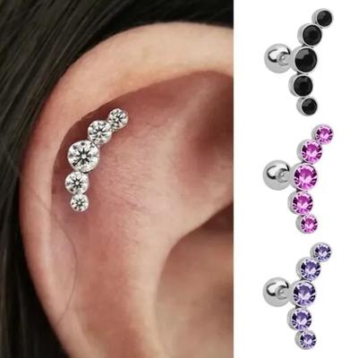 1 boucle d'oreille à tige