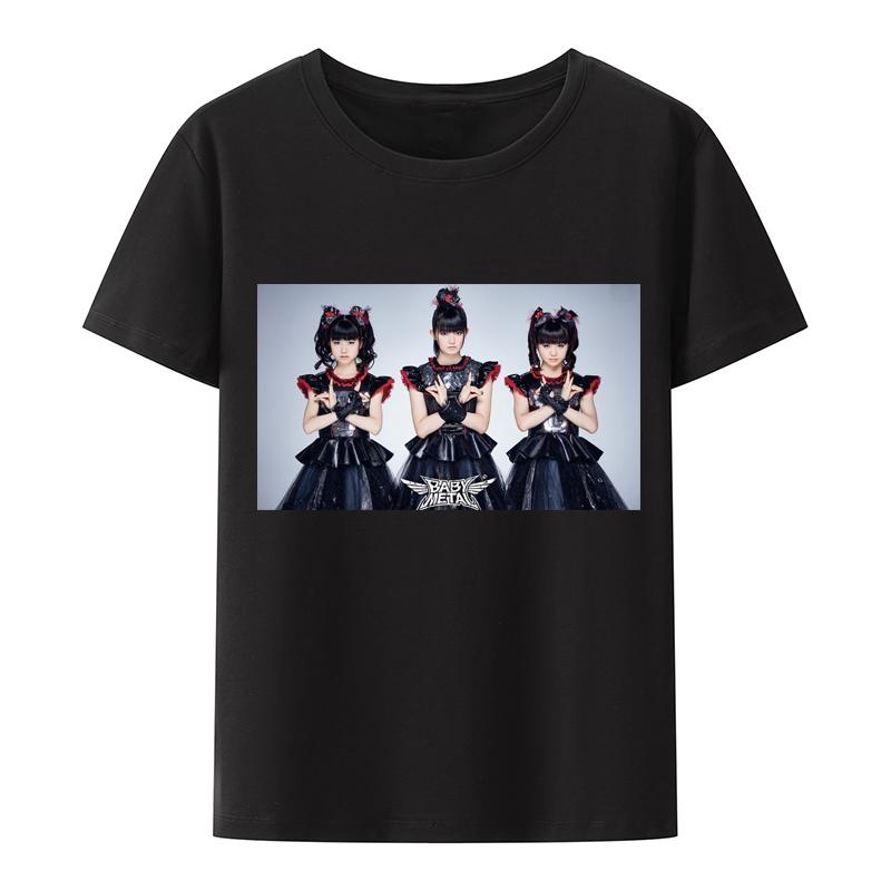 Novinka BABYMETAL Tričko Heavy Metal Elektroakustická kapela Rocková kapela Unisex a ženy Dárek Volný čas Street Hip-hop Módní Tričko