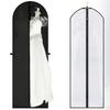 Oversized 60x180cm Dust Cover for Wedding Dresses Suits Coats and Jackets Dustproof Garment Protector with Portable Bag