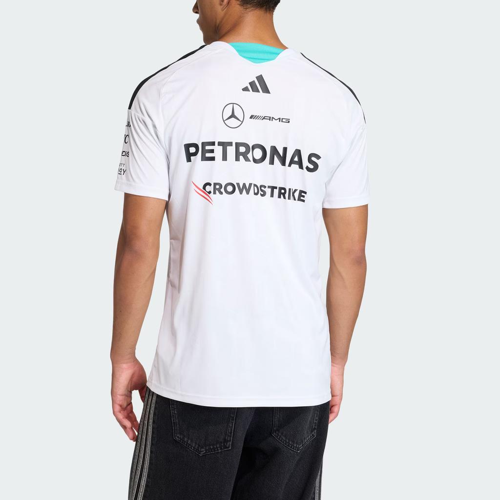 Adidas MERCEDES AMG PETRONAS FORMULA 1 TEAM JERSEY Quick Dry T Shirts Men's KF0160