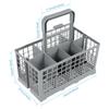 Multifunctional Dishwasher Basket Universal Foldable Kitchen Tableware Drying Basket Accessory Knife and Fork Storage Basket