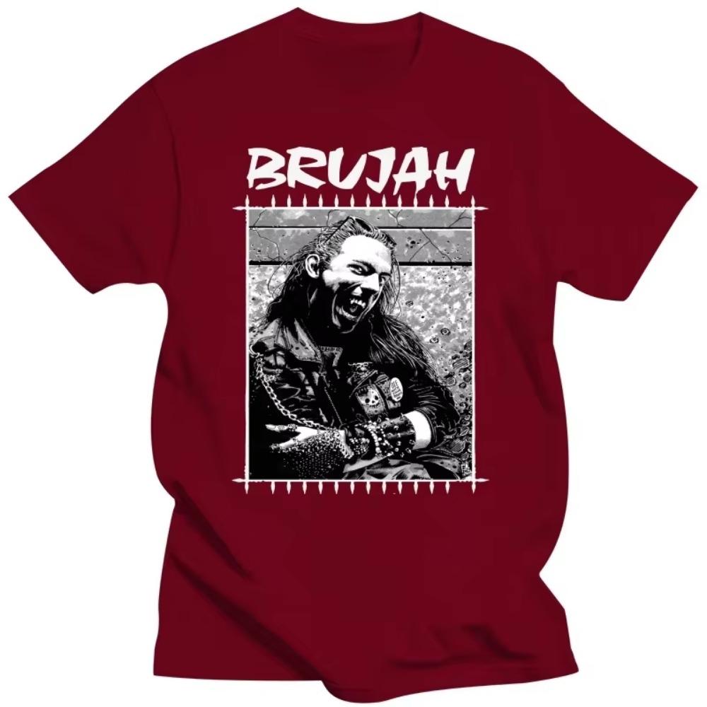 Masquerade Clan: Brujah Retro T Shirt Brujah Tim Bradstreet Male Cotton T-shirt Fashion Men Tee-shirt 4XL 5XL Plus Size