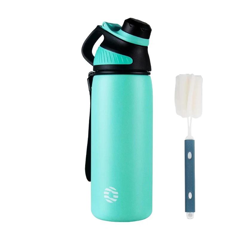 

Fjbottle Портативна термокружка з нержавіючої сталі з подвійною стінкою, вакуумна фляга, магнітна кришка, герметична, 1000 мл, пляшка для води для активного відпочинку 1000ML