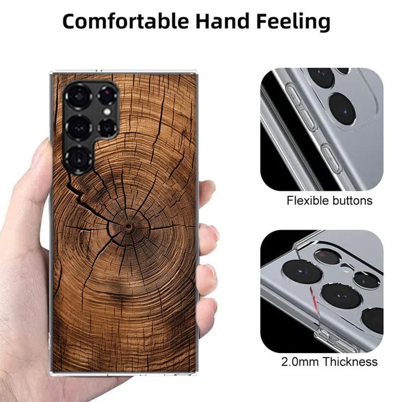 Wood Textures Cases Phone Case for Samsung Galaxy S26 Ultra S25 Edge S24 S23 FE S21 Plus S20 S22 S10 Cover TPU Capa Shell Shockp