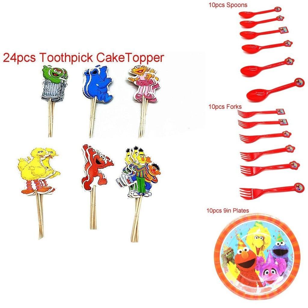 Sesamstraße Thema Alles Gute zum Geburtstag Partyzubehör für Kinder