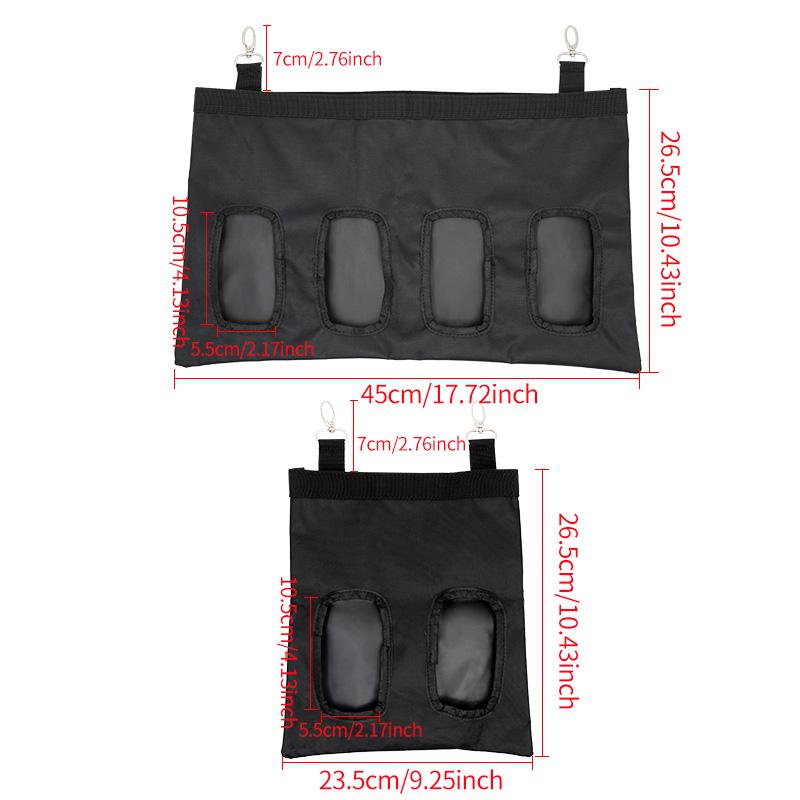 

Pet Hay Feeding Bag Rabbit Hamster Can Be Hung In A Cage Feeding Tools Waterproof Feed The Straw Bag Guinea Pig Cage Accessories large size чёрный