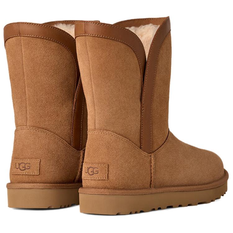 UGG Classic Novelty Retro Fashion Snow Boots Women boots Chestnut 1174515-CHE