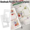 Handmade Flexible Record Template Flexible Ruler With Recording Templates