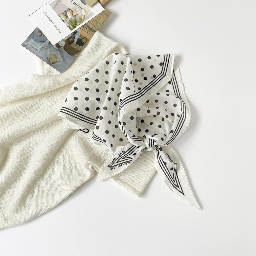 Leopard Print Silk Scarf Cotton Silk Scarf Triangle Scarf With Shirt Tie Neck Scarf High-End Shawl Triangle Scarf Belt Women