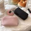Small Polka Dot Cosmetic Bag Printed Travel Zipper Pouch  Toiletries Organization