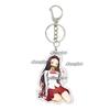 Anime Fashion Kamado Nezuko Cartoon Acrylic Keychain Pendant Charm Bag 5cm Jewelry Accessories Key Ring Gifts Toys for Friends