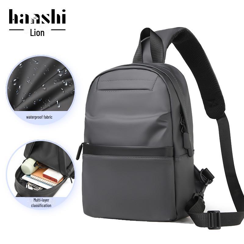 Unisex Wasserdichte Brust- und Schultertasche - Stilvolle, Leichte, Hochwertige Pendler- und Reisetasche.