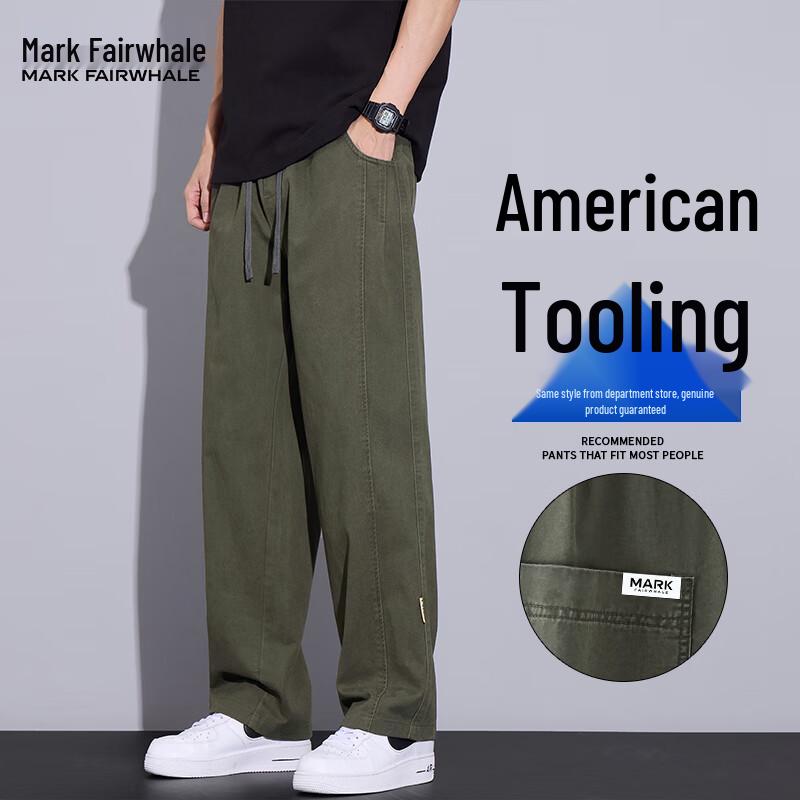 Mark Fairwhale Men's American Work Straight-Leg Cotton Pants