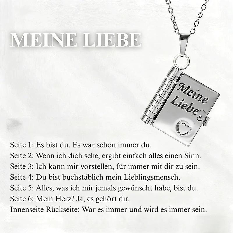 Titanium Steel Love Letter Pendant Necklace for Couples - Clavicle Chain for Girls.