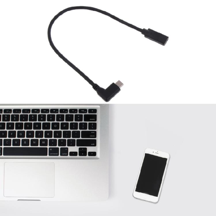 Lightweight Type-C Extension Cable for Laptop, Tablet Mobile Phone Data Cord